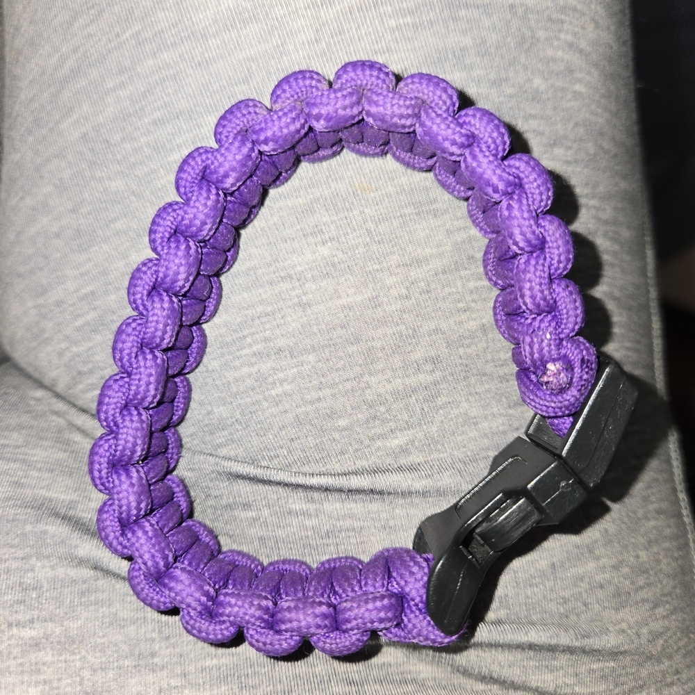 Purple Paracord Bracelet